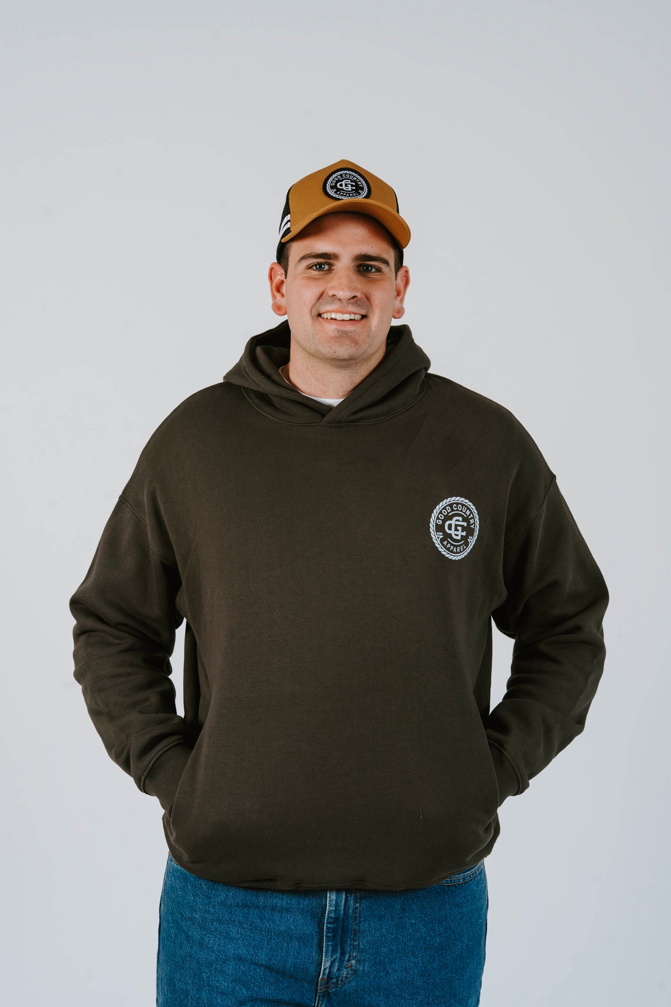 GC Original Hoodie Charcoal – Good Country Apparel