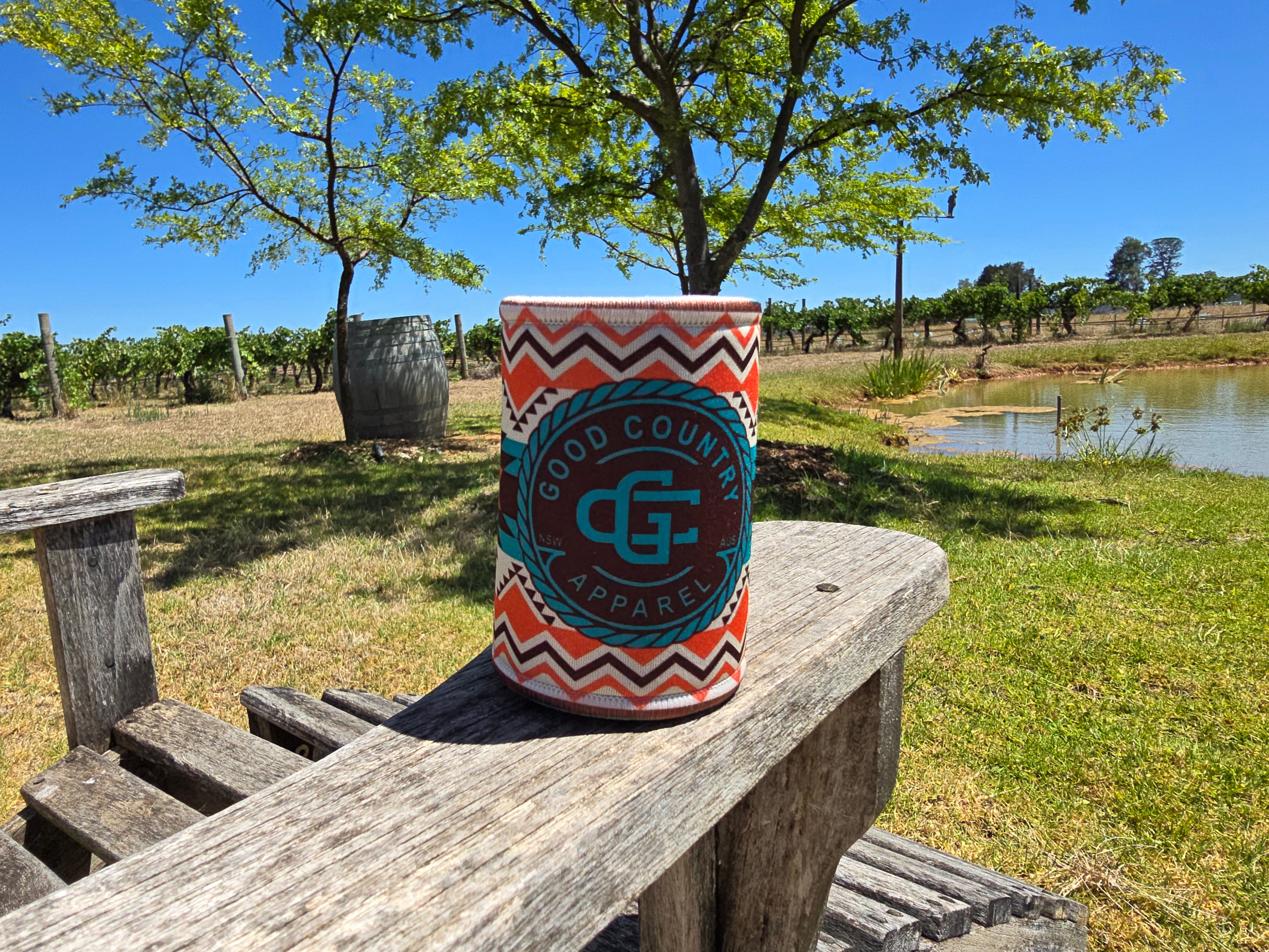 Hillbilly Hippie Stubby Cooler